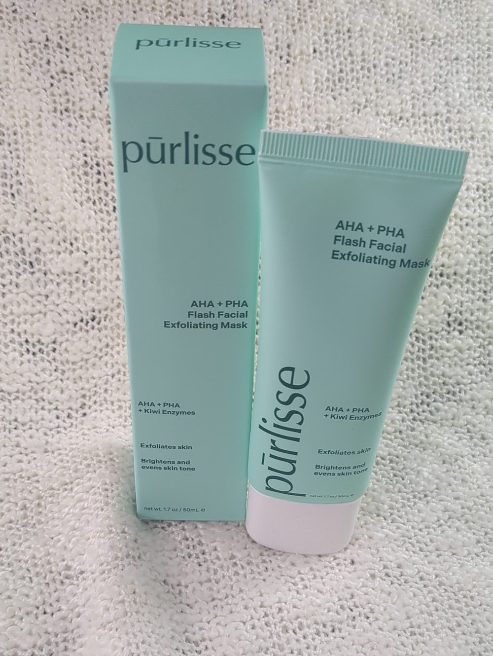 pūrlisse AHA + PHA Flash Facial Exfoliating Mask, 50ml/1.70fl oz